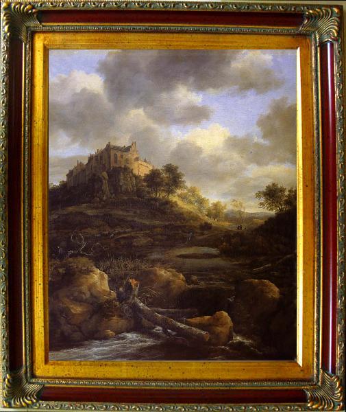 framed  REMBRANDT Harmenszoon van Rijn Bentheim Castle, Ta139